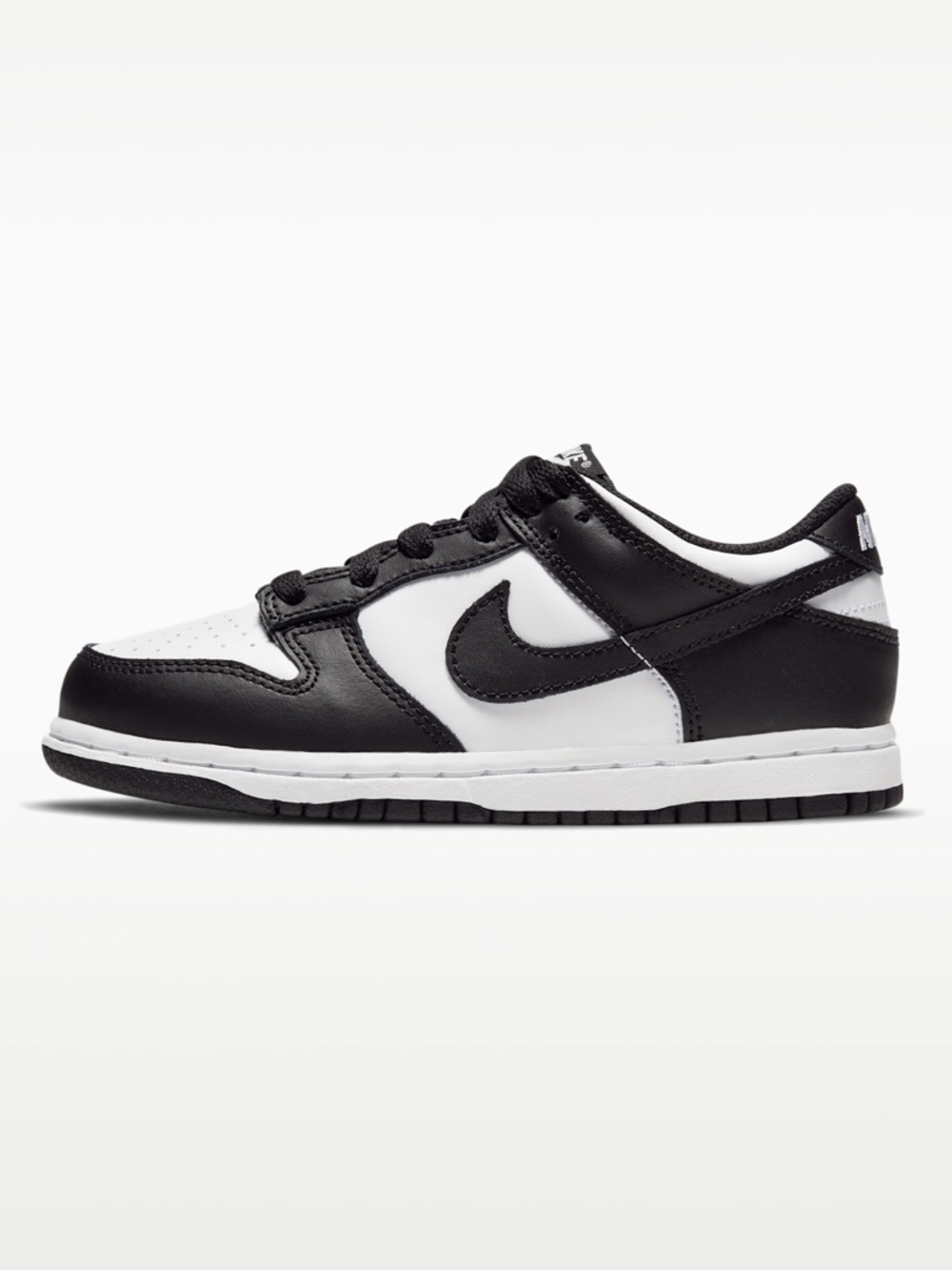 Nike Low Dunk Big Kids Black and White Low-Top Sneakers